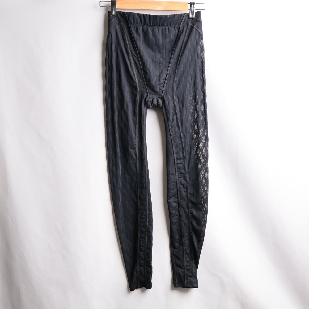 Savage‎ X Fenty Sport Rihanna Womens Small Black Mesh High Waisted Leggings